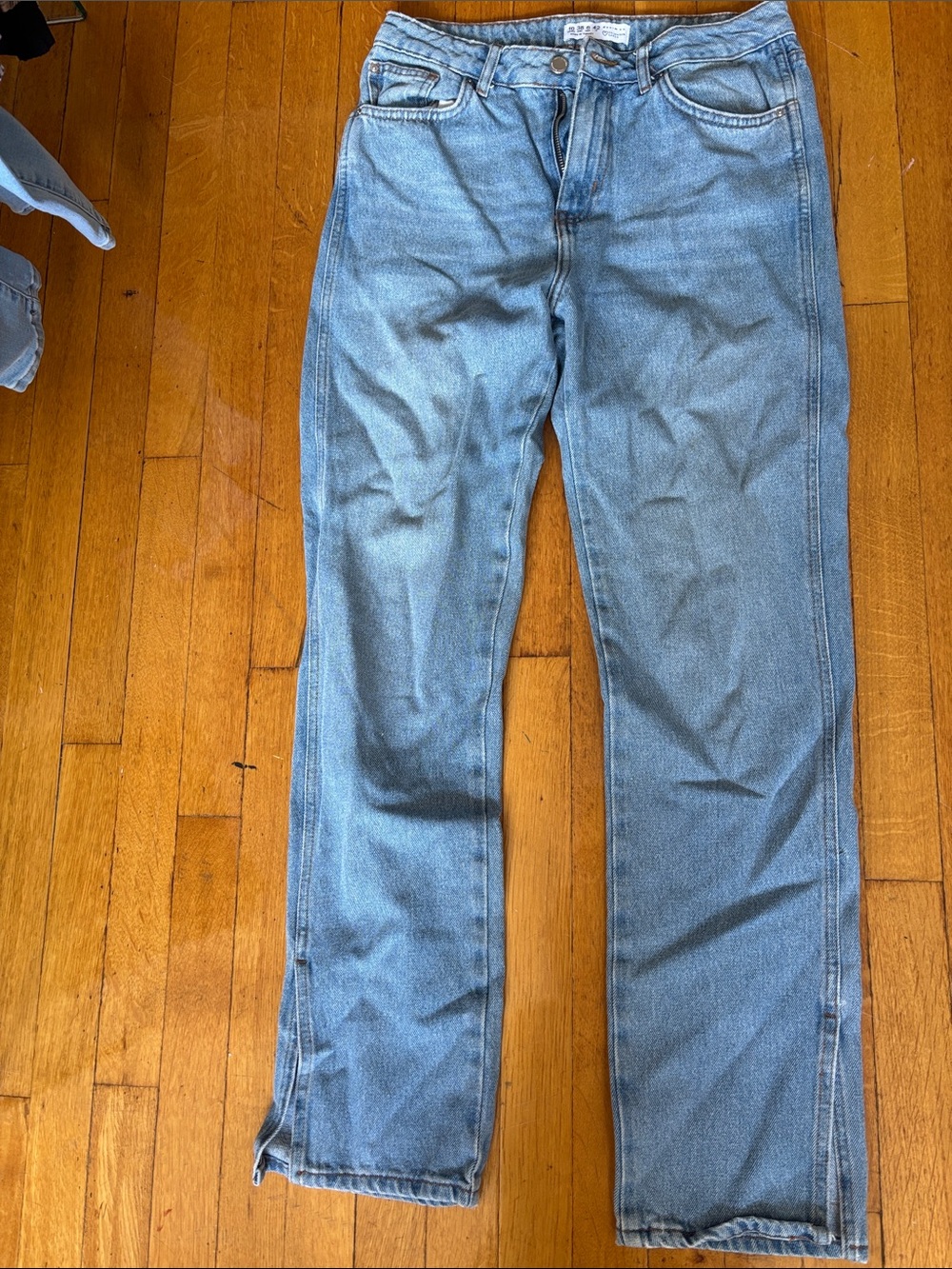 Primark Light Blue Straight-Leg Women's Jeans